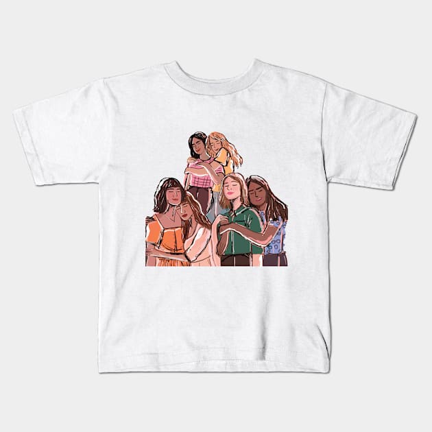 Women Empower Women Kids T-Shirt by Britt Does Design